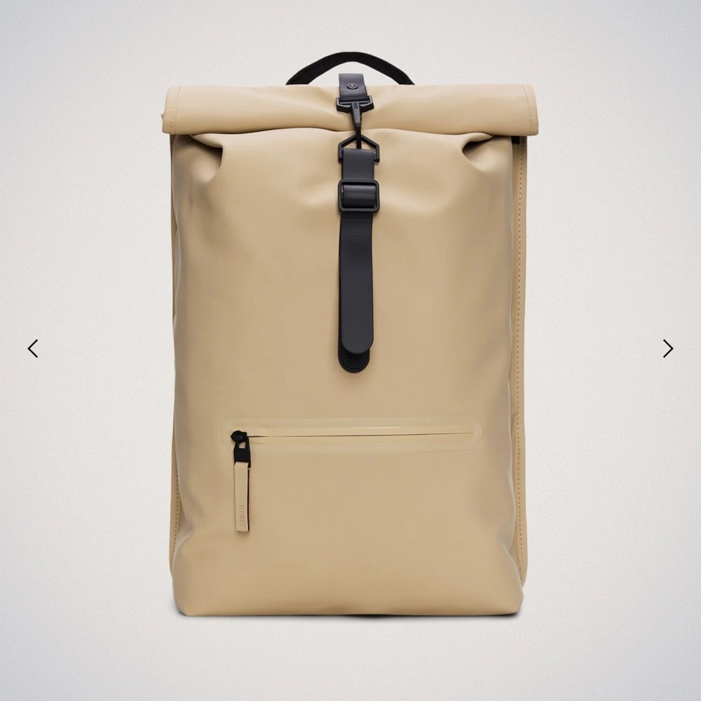RAINS ROLL TOP RUCKSACK (MSRP $140)